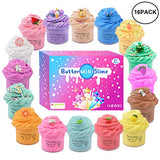 16 Pack Mini Scented Butter Slime Kit with Cake ,Ainimal Candy and Fruit Slime,Party Favors Stress Relief Putty Toys for Girls and Boys,Super Stretchy and Non-Sticky