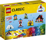 LEGO Classic Bricks and Houses 11008 Kids’ Building Toy Starter Set with Fun Builds to Stimulate Young Minds (270 Pieces)