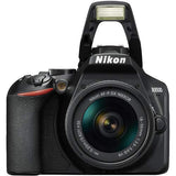 Nikon D3500 DSLR Camera - Bundle - with 18-55mm and 70-300mm Lenses (1588) USA Model + 2X EN-EL14a Battery + 2X SanDisk Ultra 64GB Card + 55mm Color Filter Kit + 58mm Color Filter Kit + Case + More