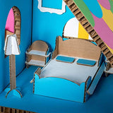 Carton Studio Recycable Coloring Furniture Kit Great Additions for Kids Play House or Dollhouse | An Architechtural Handmade Do It Yourself (DIY) Animal Kit made from 100% Carton