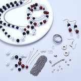 SUNNYCLUE 1 Box 319pcs Jewelry Making Starter Kit - Jewelry Making Supplies for Adults, Girls and