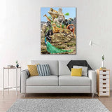 All Zoo Wild Animals - Modern Wall art print canvas posters oil painting for Home decoration
