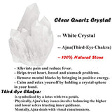 Top Plaza 0.44lb Bulk Irregular Shape Rough Clear Quartz Crystal Points 0.39-1.18'' Raw Natural