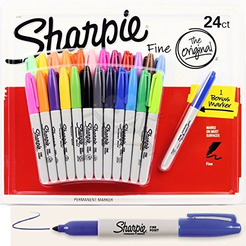 Sharpie Fine - The Original 24 Count +1 Bonus Pen Multicolored