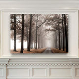 Renditions Gallery-Canvas Prints Wall Art-Misty Road-Gallery Wrapped-Modern-Home Décor-Ready to Hang-32X48