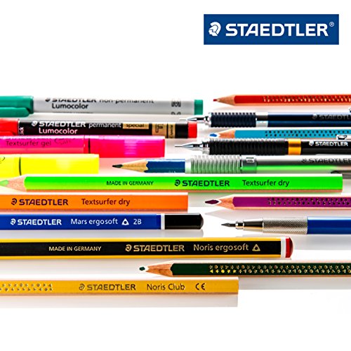 Staedtler Micro Mars Carbon Mechanical Pencil Leads, 1.3 mm, HB, 60 mm x 6 (250 13 HB)