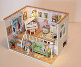 Monarca. Because of You. DIY Dollhouse Kit, – Mini House Making Kit with Miniature Dollhouse Accessories – Tiny House Building Kit – Ideal Doll House for Kids and Grown Ups