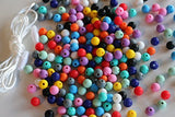 Silicone Loose Bead Craft Set (250 PC 9MM) | For Jewelry, Teethers, Necklaces & Bracelets