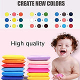 36 Colors Air Dry Clay Kit,Ultra-Light Plasticine Clay with Sculpting Tools,Fluffy Slime Modeling Clay for Preschool Education and DIY Handicrafts