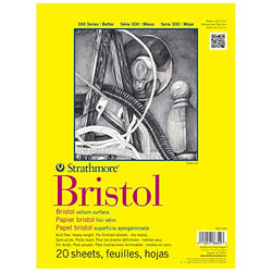 Strathmore Bristol Vellum Paper Pad 11x14-20 Sheets
