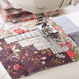24 Pieces Roll Up Floral Printed Sewing Jelly Fabric Roll Quilting Patchwork Fabric Bundle Printed Quilting Fabric Sewing Craft Fabric for DIY Clothes Accessories, 2.4 x 39 Inches