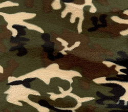 Velboa Fabric Faux Fake Fur Army Camouflage/ 60" Wide / Sold by the Yard