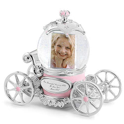Things Remembered Personalized Princess Carriage Musical Photo Snow Globe with Engraving Included