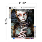 DIY 5D Diamond Painting Kits for Adults & Kids Retro Gothic Beauties Full Drill Round Diamond Crystal Gem Art Painting Perfect for Home Wall Decor Gift (12x16inch) USD$999USD$9.99