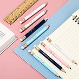 48 Pieces Wedding Half Pencils Baby Shower Pencils Golf Bridal Shower Pencils with Eraser Mini Sharpened Short Pencils for Kids Game Writing Drawing Sketching Classroom Pew School Supplies, 4 Colors