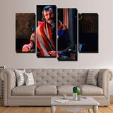 NATVVA 4 Pieces Framed Wall Art Bill The Butcher Poster Prints Classic Movie Canvas Painting Artwork for Living Room Home Decoration