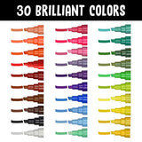 Liquid Chalk Markers 30 Colors By Positive Art: Bright Colors, Painting and Drawing For Kids and Adults, Window and Board Art For Bistros, Bars - Reversible Tip (Chalk Markers)