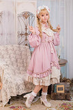 Ez-sofei Girls Sweet Lolita Dress Princess Anime Cosplay Costumes (Pink, L)