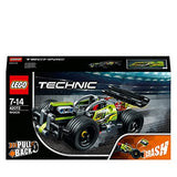 LEGO 42072 Technic Whack Racing Car Toy with Powerful Pull-Back Motor, High-Speed Action Vehicles Building Set