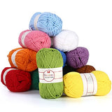 Yarn for Crocheting Knitting Yarn 12 Skein Multicolor