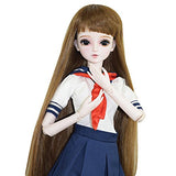 Seaman Sailor Mia 1/3 SD Doll 24" Jointed Gift BJD Doll +Makeup +Full Set Valentine