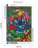 Diamond Art Kits for Adults,Diamond Painting Kits for Kids, Full Drill Canvas Art Picture for Home Wall Decor（Stitch）