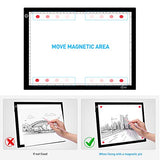 ICETEK A4 Ultra-Thin Portable LED Light Box Tracer USB Power Cable Dimmable Brightness LED Artcraft Tracing Light Box Light Pad for Drawing, Sketching, Animation. X-ray Viewing