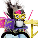 Enchantimals Rockin' Drumset Playset -Sage Skunk (6-in) and Caper Animal Figure  [Amazon Exclusive]
