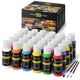 Magicfly 30 Colors Outdoor Acrylic Paint Set + Magicfly 20 Colors Acrylic Paint Set with 6 Brushes