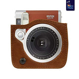 Fujifilm Instax Mini 90 Neo Classic Instant Film Camera Brown with 20 Instant Film Accessory Bundle