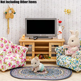 Odoria 1:12 Miniature TV Television with Remote Dollhouse Living Room Furniture Accessories