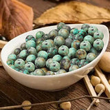 100pcs Original Natural Stone Beads - Yholin Gemstone Round Loose Beads with Free Crystal Stretch Cord for Jewelry Making (African Turquoise, 6mm)