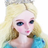 Cinderellas' Ball 1/3 SD Doll 24" Jointed Gift Girl Bjd Doll + Makeup + Full Set