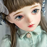 SISON BENNE 1/3 BJD Doll 24 Inch 18 Ball Jointed SD Dolls DIY Toys with Full Set Clothes Shoes Wig Face Makeup, Best Xmas Gift (15#)