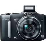 Canon PowerShot SX160 IS 16.0 MP Digital Camera (Old Model) with 16x Wide-Angle Optical Image Stabilized Zoom with 3.0-Inch LCD