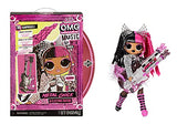 LOL Surprise OMG Remix Rock Metal Chick Fashion Doll with 15 Surprises Including Electric Guitar, Outfit, Shoes, Hair Brush, Doll Stand, Lyric Magazine, and Record Player Package - for Girls Ages 4+