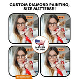 Custom Photo Diamond Painting Kits for Adults 5D DIY - Made in USA, Square Diamond Painting - Personalized Custom Diamond Art, Diamond Dotz, Home Wall Decor, Paint with Diamonds