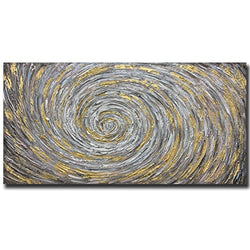Tiancheng art, 24x48 Inch Modern Hand painted Oil Paintings Abstract Wall art Canvas for Living room Dining room Decor Acrylic textured Home Decorations