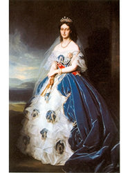 Portrait of The Queen Olga of Württemberg by Franz Xaver Winterhalter