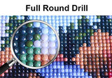 RAILONCH Large 5D DIY Diamond Painting Kits Full Drill Landscape Diamond Embroidery Mosaic Wall Decor (200x80cm,Square Diamond)