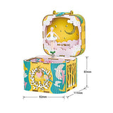 Rolife Dream Hand Crank Music Box with Inner Machine-3D Wooden Puzzle DIY Assemble Toys-Creative Gift for Christmas/Birthday/Valentine's Day for Kids Children Girl Friends (Ballet Princess)