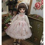 HMANE BJD Clothes 1/6, Flowers Printed Dress for 1/6 BJD Dolls (No Doll)