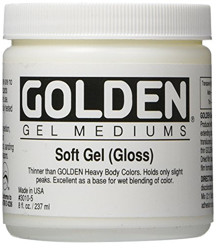 Golden Artist Colors - Soft Gel Gloss - 8 oz Jar