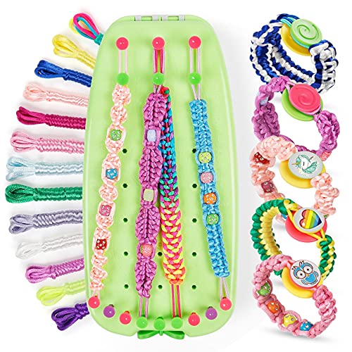 Dream Fun Friendship Bracelet Kit for 3-12 Year Old Girls DIY Create  Bracelet Making Kit for Kids Age 5-10, Birthday Gift Art and Crafts Toy  Charm