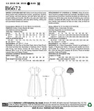 BUTTERICK B6672E5 Women's 1950's Hat and Polka Dot Dress Costume Sewing Patterns by Nancy Farris-Thee Sizes 14-22
