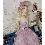 HMANE BJD Doll Clothes 1/3, Wisteria Lace Dress for 1/3 BJD Dolls (No Doll)