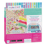 Make It Real – Neo-Brite Chains & Charms. Bracelet Making Kit for Girls and Tweens to Create Unique Bracelets, Tassel Charms, Gold Chains, and More