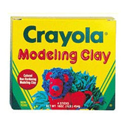 Crayola 57-0300 Modeling Clay Assorted Colors 4 Count