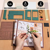 Rolife Tiny House DIY Kit for Adults and Kids-1:20 Miniature House Kit-DIY Miniature Dollhouse Kit-Hobbies for Women and Men-LED Halloween House Kits