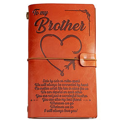 Graduation Birthday Gift for Brother - Enjoy The Ride and Heart-shaped Airplane Trajectory Notebook - 140 Page Travel Diary Journal Back to School Gift for Boys